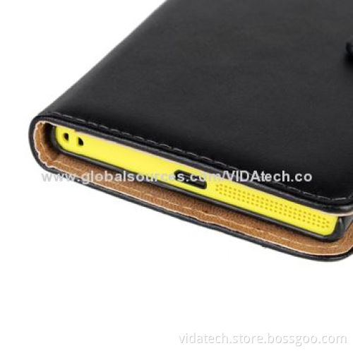Leather Case with Card Slot and Holder for Nokia Lumia 1020